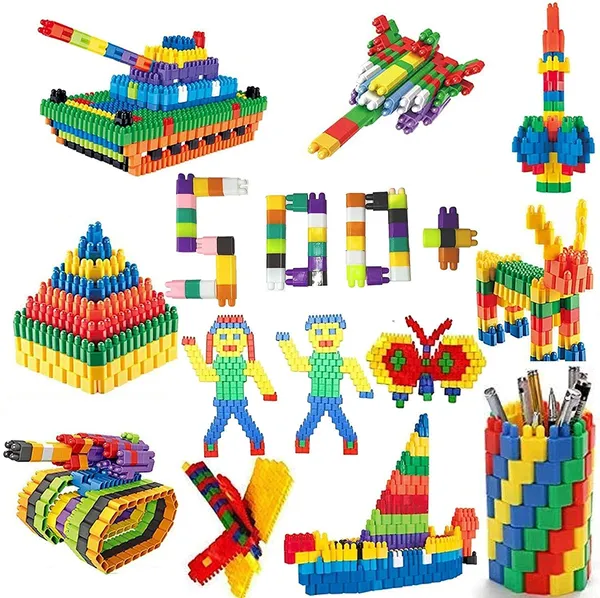 DIY_Colorful_Creative_Bullet_Blocks_Assembly_Puzzle_Blocks_150_Pieces,_Assembly_Building_Blocks_Educational_Toy_for_Kids_3+_Years