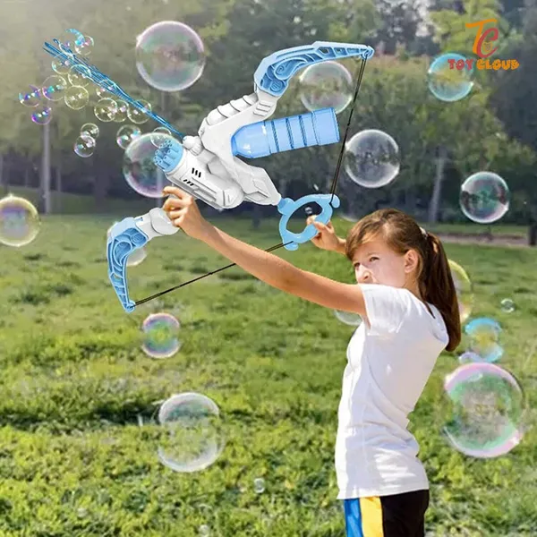 2_in_1_Automatic_Bow_&_Arrow_Bubble_Blaster_Gun_Machine,_Bubble_Blower_Shooting_&_Water_Gun_Splashing_Bubble_Toys_for_Kids_-_Blue