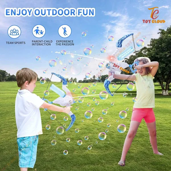 2_in_1_Automatic_Bow_&_Arrow_Bubble_Blaster_Gun_Machine,_Bubble_Blower_Shooting_&_Water_Gun_Splashing_Bubble_Toys_for_Kids_-_Blue