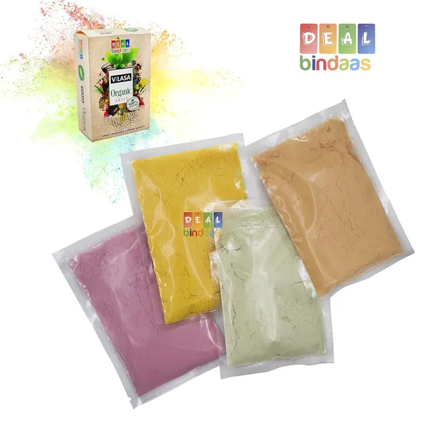 Vilasa_Holi_Herbal_Organic_Gulal_for_Kids_Adult_|_Holi_Colour_|_Combo_|_Make_UR_Holi_Special_|_Holi_Color_Powder_|_Best_Kids_Holi_Colour_(Pack_of_4_=_800gm._(4pcs_X_50gm)
