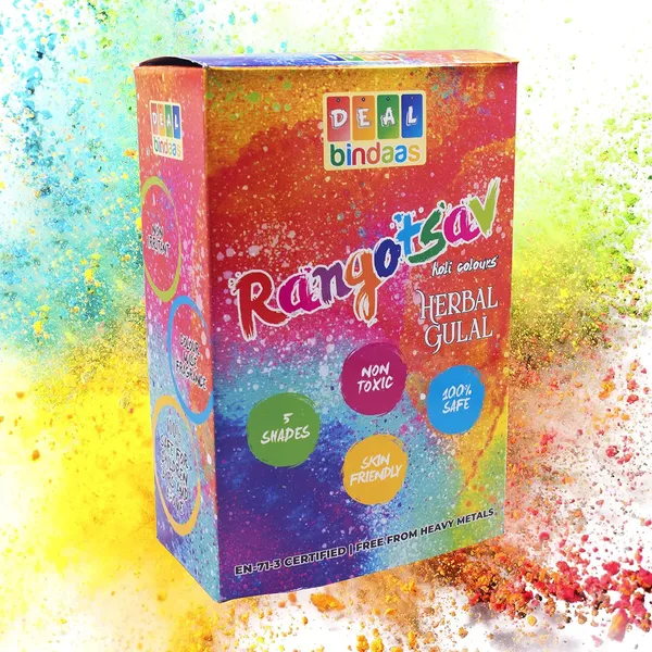 Deal_Bindaas_Rangotasav_Holi_Colour_Herbal_Gulal_500_GMS_5_Shades_Non_Toxic_Eco_Friendly_Safe_Holi_Color_Powder_Herbal_Gulal_(500_Gm)-Pack_of_2,_Multicolor
