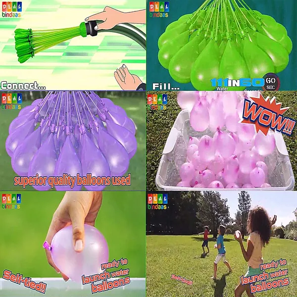 Gulal_250_GMS_and_Magic_Balloon_for_Holi_111_Fill_Magic_Holi_Water_Balloons_No_Need_to_Tie_Knots