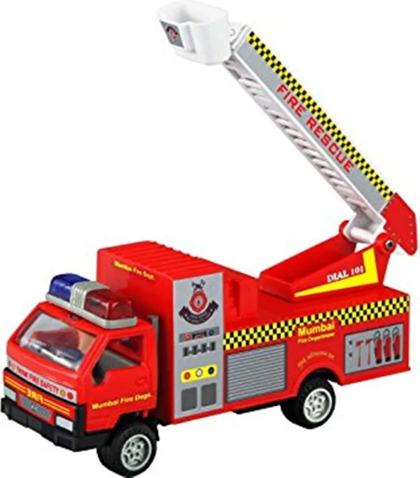 Shinsei_Toys_Fire_Brigade_in_Pull_Back_Action_with_Rotating&Extendable_Ladder,Red,_1_Piece,_Kid