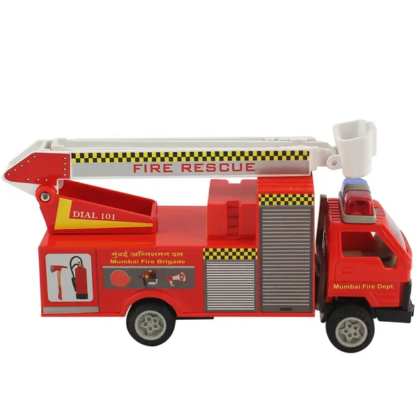 Shinsei_Toys_Fire_Brigade_in_Pull_Back_Action_with_Rotating&Extendable_Ladder,Red,_1_Piece,_Kid