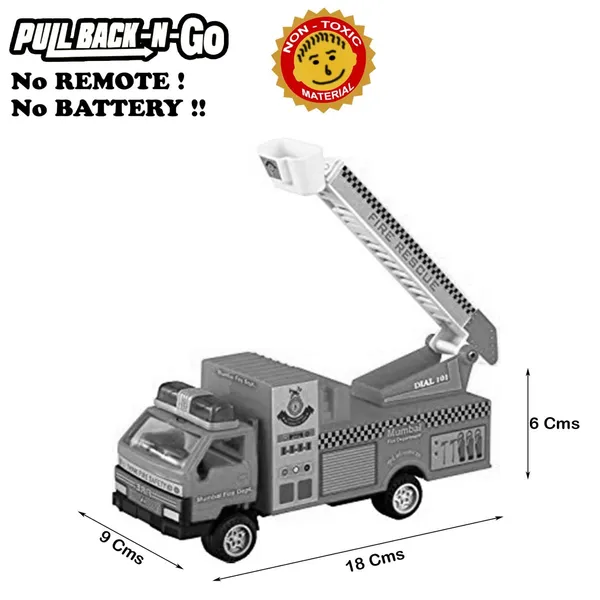 Shinsei_Toys_Fire_Brigade_in_Pull_Back_Action_with_Rotating&Extendable_Ladder,Red,_1_Piece,_Kid
