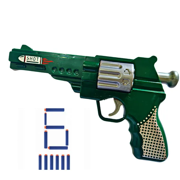 Pistol_Soft_Blaster_Manual_Soft_Bullet_Dart_Shooting_Toy_&_6_Safe_Foam_Bullets_with_1_Hand_Strap_for_Darts_&_20_Pcs_Extra_Dart_Bullets,_Safe_and_Long_Range_Shooting_Gun