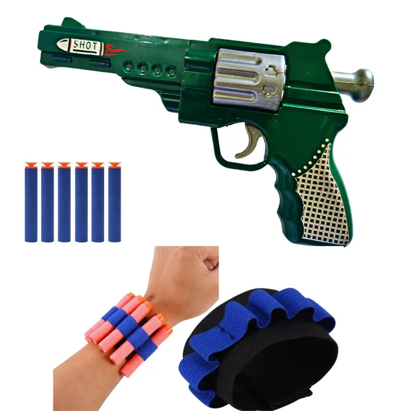 Pistol_Soft_Blaster_Manual_Soft_Bullet_Dart_Shooting_Toy_with_6_Safe_Foam_Bullets,_1_Hand_Strap_for_Darts,_Safe_and_Long_Range_Shooting_Gun_-_Multicolour