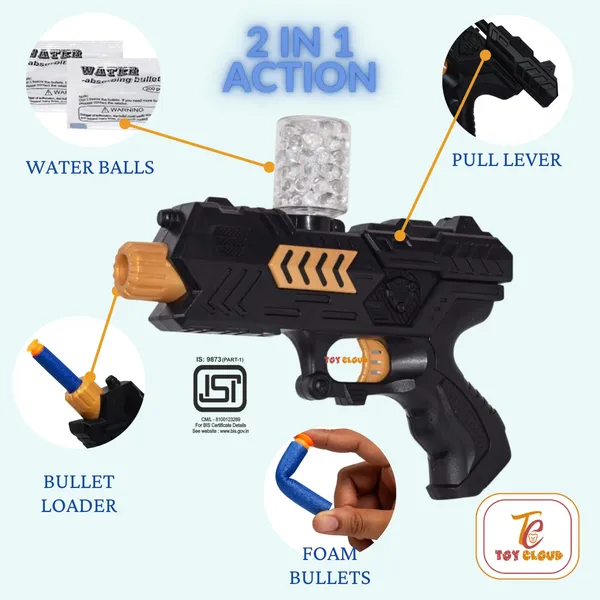 2_in_1_Force_Blaster_Toy_Gun_with_Jelly_Shots_with_10_Soft_Foam_Dart_Bullets,_Safe_and_Long_Range_Shooting_Gun_-_Multicolour