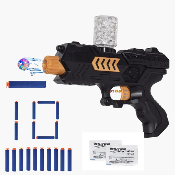 2_in_1_Force_Blaster_Toy_Gun_with_Jelly_Shots_with_10_Soft_Foam_Dart_Bullets,_Safe_and_Long_Range_Shooting_Gun_-_Multicolour