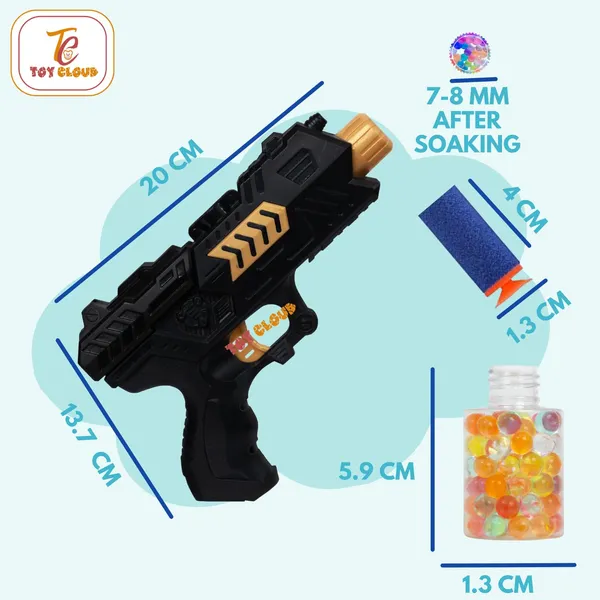 2_in_1_Force_Blaster_Toy_Gun_with_Jelly_Shots_&_10_Soft_Foam_Dart_Bullets_with_1_Hand_Strap_for_Darts_&_20_Pcs_Extra_Dart_Bullets,_Safe_and_Long_Range_Shooting_Gun_-_Multicolour