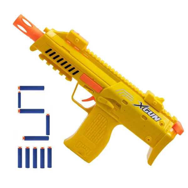 X-Shot_Blaster_Pistol_Toy_Gun_with_5_Soft_Foam_Dart_Bullets_Stcky_Darts_Easy_to_Operate