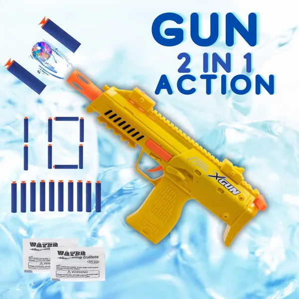 2_in_1_X-Shot_Blaster_Pistol_Toy_Gun_with_Jelly_Shots_&_10_Soft_Foam_Dart_Bullets_with_1_Hand_Strap_for_Darts,_Safe_and_Long_Range_Shooting_Gun_-_Multicolour