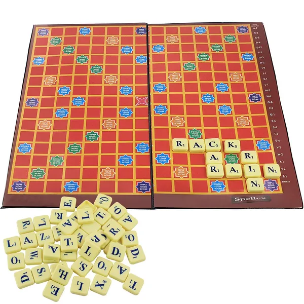 Calculink_Spellex_2_to_4_Players_Board_Game_Brainteaser_|_Math_&_English_Word_Game_for_Age_8_Up-_Calculation,_Spelling,_Vocabulary_Crossword