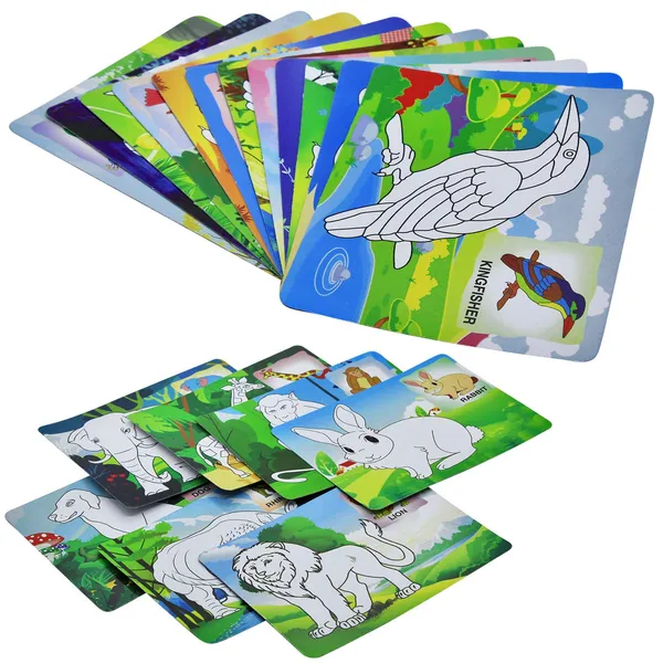 Color_&_Wipe_Animals_and_Birds_|_24_Reusable_Cards_|_Preschool_Coloring_Kit_for_3+_Years_Toddlers/Kids