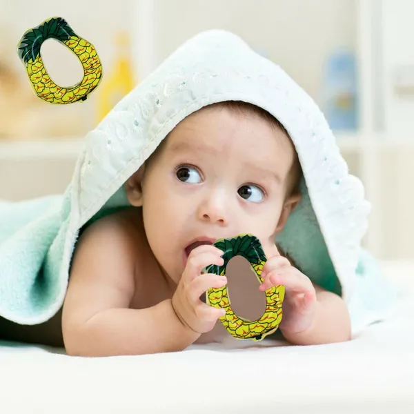 2_Water_Filled_Silicone_Teether_Contains_Distilled_Water_to_Soothe_Teething_Baby_Gums_BPA_Free_Odourless_Easy_to_Grip_for_Babies_Icecream_N_Pine