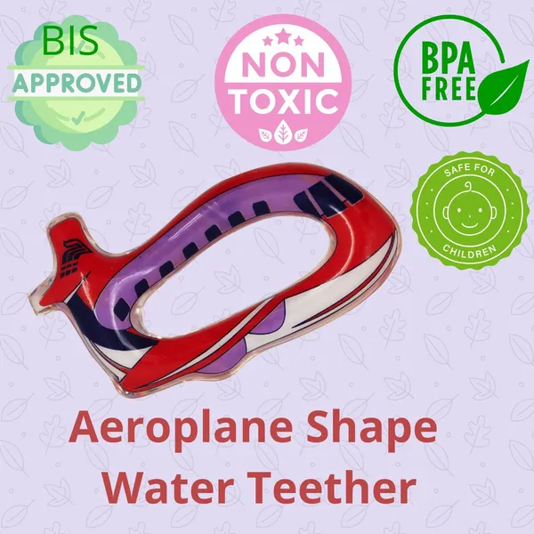 2_Water_Filled_Silicone_Teether_Contains_Distilled_Water_to_Soothe_Teething_Baby_Gums_BPA_Free_Odourless_Easy_to_Grip_for_Babies_Icecream_N_Aeroplane