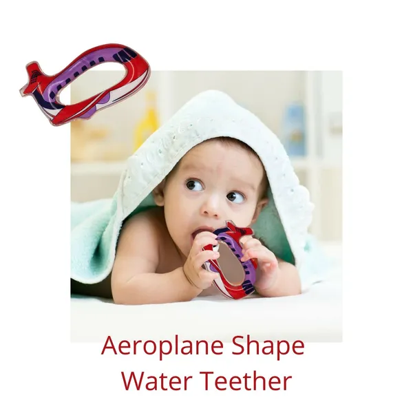 2_Water_Filled_Silicone_Teether_Contains_Distilled_Water_to_Soothe_Teething_Baby_Gums_BPA_Free_Odourless_Easy_to_Grip_for_Babies_Icecream_N_Aeroplane