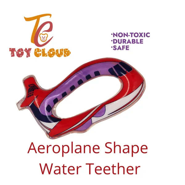 2_Water_Filled_Silicone_Teether_Contains_Distilled_Water_to_Soothe_Teething_Baby_Gums_BPA_Free_Odourless_Easy_to_Grip_for_Babies_Icecream_N_Aeroplane