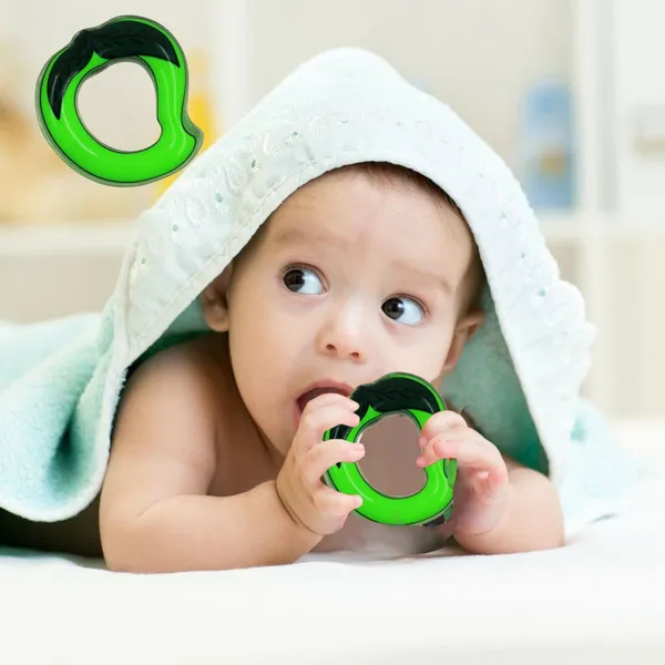 2_Water_Filled_Silicone_Teether_Contains_Distilled_Water_to_Soothe_Teething_Baby_Gums_BPA_Free_Odourless_Easy_to_Grip_for_Babies_Icecream_N_Gmango