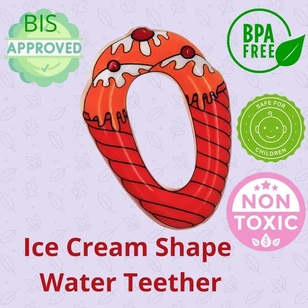 2_Water_Filled_Silicone_Teether_Contains_Distilled_Water_to_Soothe_Teething_Baby_Gums_BPA_Free_Odourless_Easy_to_Grip_for_Babies_Icecream_N_Tomato