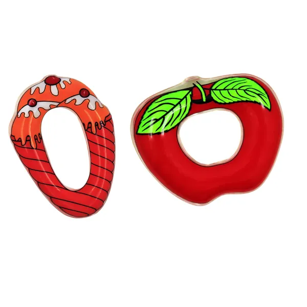 2_Water_Filled_Silicone_Teether_Contains_Distilled_Water_to_Soothe_Teething_Baby_Gums_BPA_Free_Odourless_Easy_to_Grip_for_Babies_Icecream_N_Apple