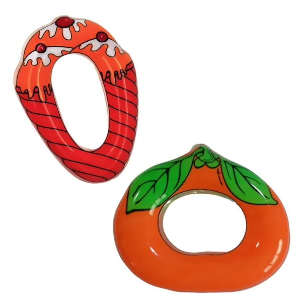 2_Water_Filled_Silicone_Teether_Contains_Distilled_Water_to_Soothe_Teething_Baby_Gums_BPA_Free_Odourless_Easy_to_Grip_for_Babies_Icecream_N_Orange