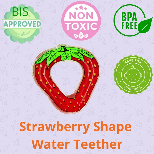 2_Water_Filled_Silicone_Teether_Contains_Distilled_Water_to_Soothe_Teething_Gums_BPA_Free_Odourless_Easy_to_Grip_for_Babies_Icecream_N_Strawberry