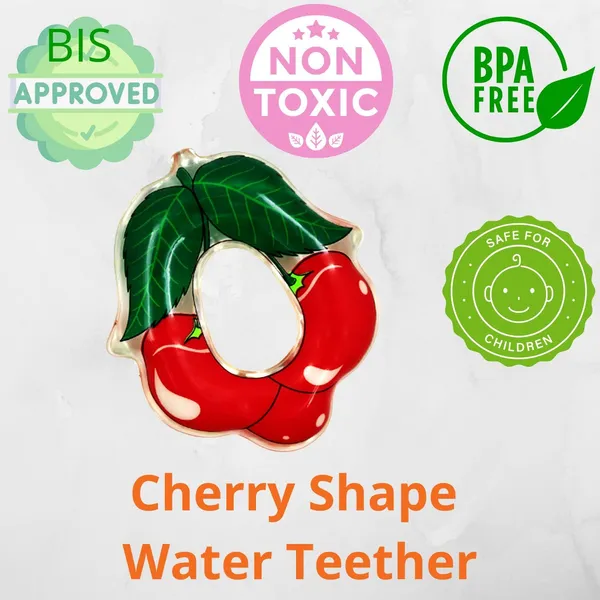 2_Water_Filled_Silicone_Teether_Contains_Distilled_Water_to_Soothe_Teething_Baby_Gums_BPA_Free_Odourless_Easy_to_Grip_for_Babies_Icecream_N_Cherry