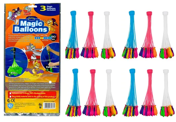 Quick_Magic_Balloon_for_Holi_Water_Balloons,_Mix_Color,_Crazy_Fill_in_60_Seconds_Set_of_12_with_1_Universal_tap_Adapter_(444_Balloons),_Mix_Color