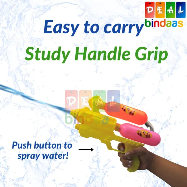 New_Blaster_Shape_Holi_Pichkari_Water_Gun_Easy_to_Hold_in_Small_Kids_Hand_Non_Pressure_Squirt_Pistol_Water_Play_Toy_Pump_-_Multicolor