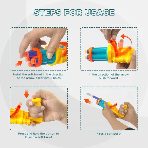 Toy_Cloud_DartX_Storm_Soft_Bullet_Gun_for_Kids_Dart_Blaster_Toy_Gun_with_Safe_Foam_Bullets_Ideal_for_Boys_Ages_8-14_Years_Fire_5_Darts_with_Rotate_The_Barrel_with_5_Soft_Foam_Darts_