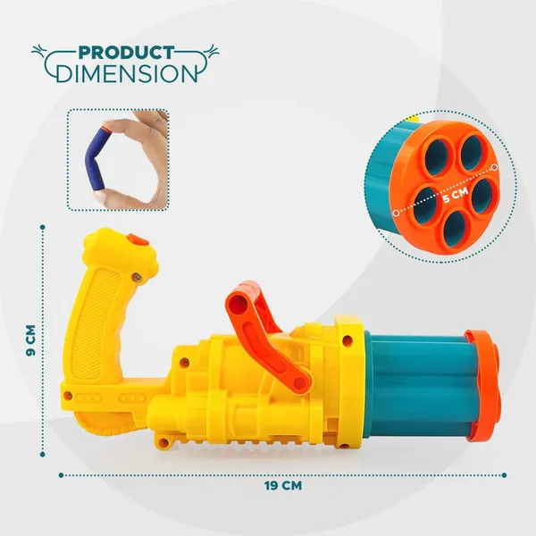 Toy_Cloud_DartX_Storm_Soft_Bullet_Gun_for_Kids_Dart_Blaster_Toy_Gun_with_Safe_Foam_Bullets_Ideal_for_Boys_Ages_8-14_Years_Fire_5_Darts_with_Rotate_The_Barrel_with_5_Soft_Foam_Darts_