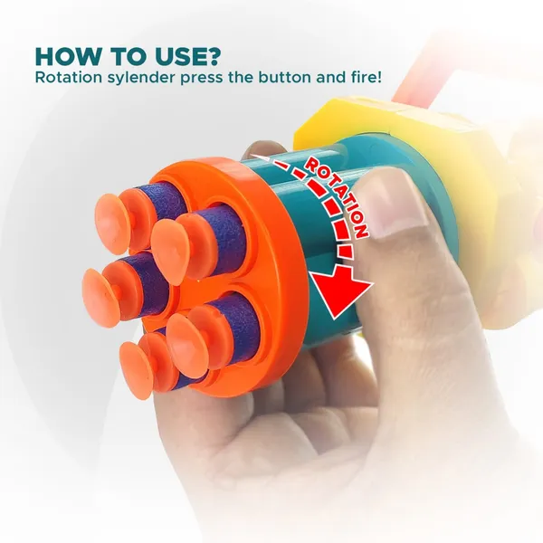 Toy_Cloud_DartX_Storm_Soft_Bullet_Gun_for_Kids_Dart_Blaster_Toy_Gun_with_Safe_Foam_Bullets_Ideal_for_Boys_Ages_8-14_Years_Fire_5_Darts_with_Rotate_The_Barrel_with_5_Soft_Foam_Darts_