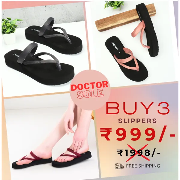 3 slippers for 999 online
