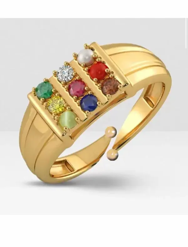 Navaratna gold ring price discount