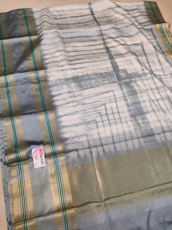 Soft_faux_banarasi_Marble-Dye_saree/_Grey