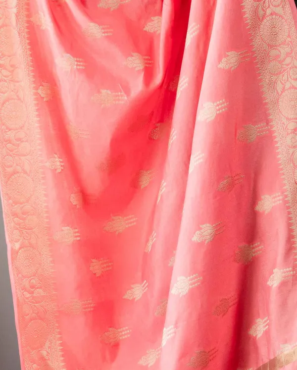 Pure_dupion_silk_Banarasi_handloom_pearl_dupatta