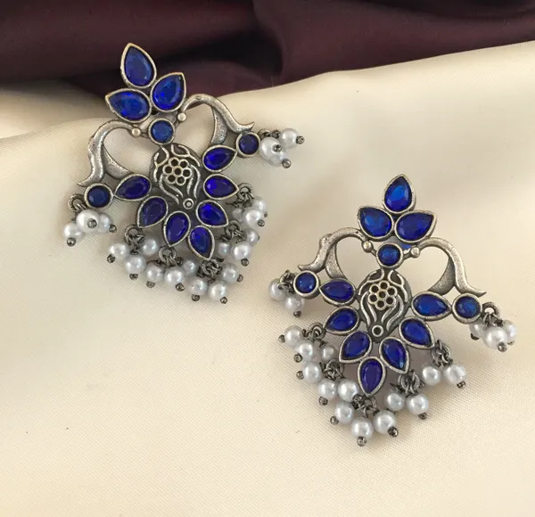 Navy_Blue_look-a-like_Earrings