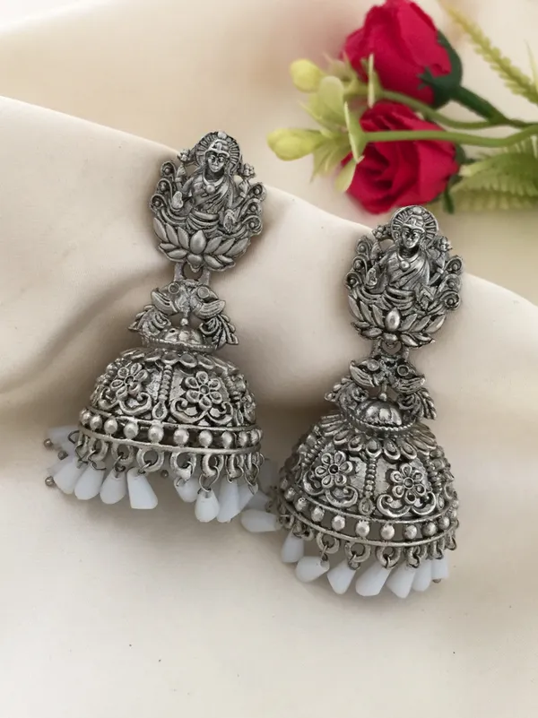 Silver jhumka price deals