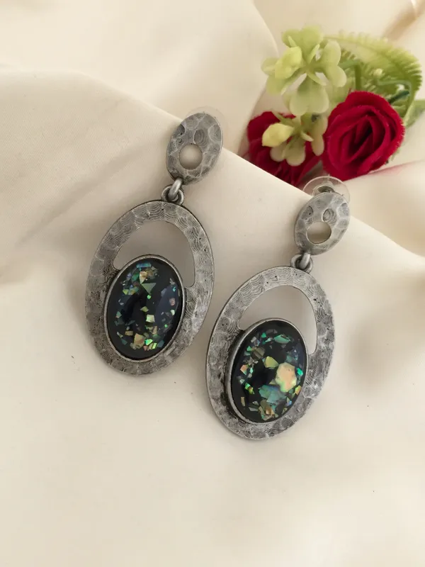Premium_Original_Marble_Oval_Earrings