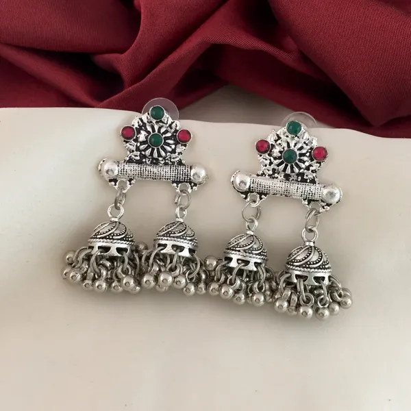 Premium_Dual_Jhumka_Earrings_Oxidised