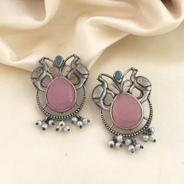 Pink_Camel_look-a-like_Earrings