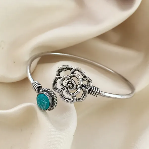 Flower_Cyan_Colour_Bracelet