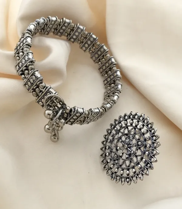 Hand_ring_and_bracelet_Combo_-_oxidised