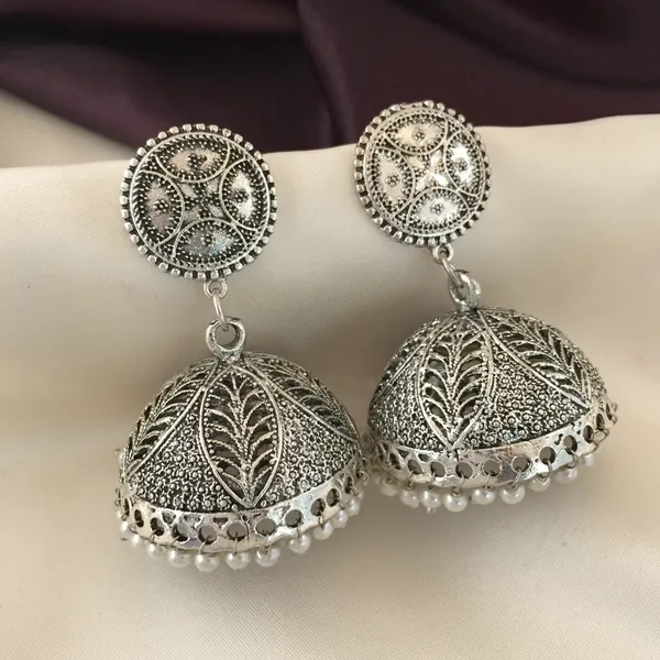 Premium_Oxidised_Single_ton_Jhumka