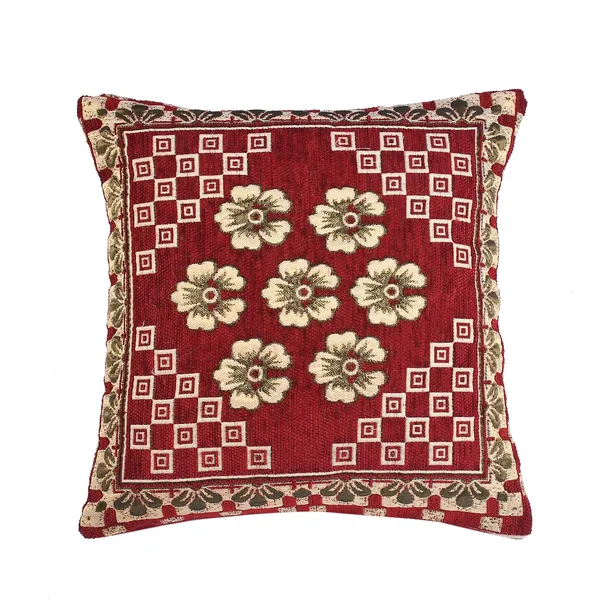 Luxury_Heavy_Decorative_Cushion_Covers_16_x_16_inch_-_Set_of_5pcs_-_Maroon