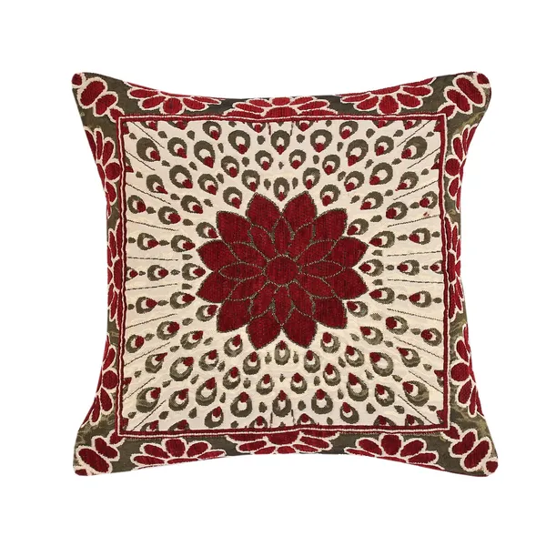 Luxury_Heavy_Decorative_Cushion_Covers_16_x_16_inch_-_Set_of_5pcs_-_Maroon