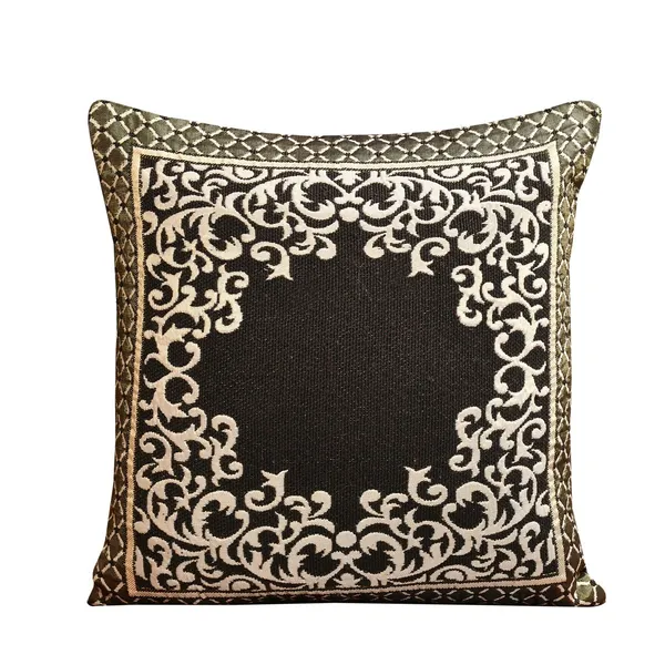Luxury_Heavy_Decorative_Cushion_Covers_16_x_16_inch_-_Set_of_5pcs_-_Brown