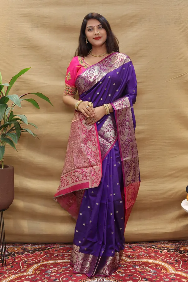Women's_Soft__Silk_Saree_With_Blouse_Piece