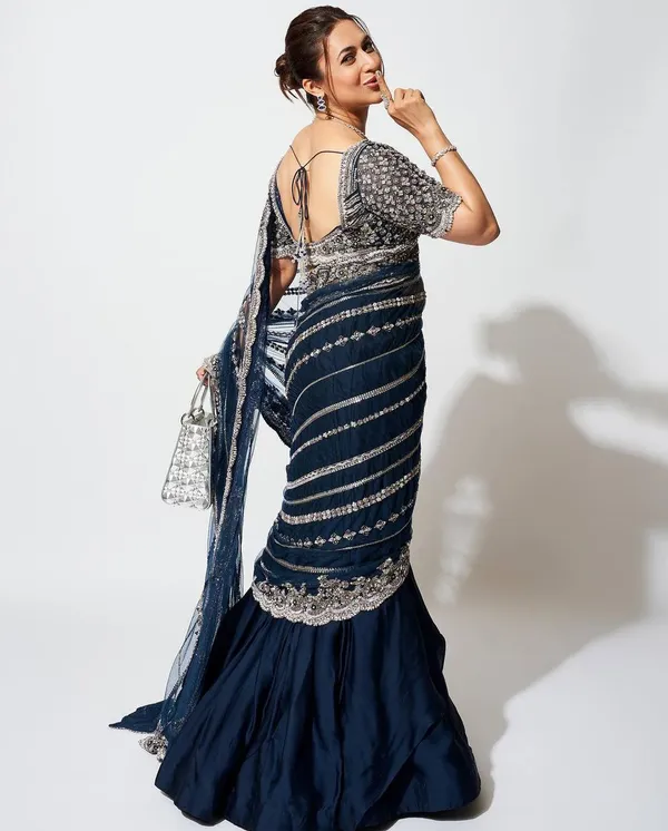Designer__Vichitra_Silk_Lehenga_Pattern_Saree